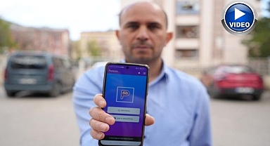 Yanan araçtan etkilenip çözüm üretti