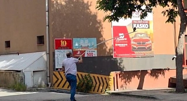 Yavru kargayı vatandaşlar kurtardı