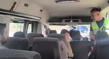 Yolcu kılığında seyahat eden jandarma sürücüyü affetmedi