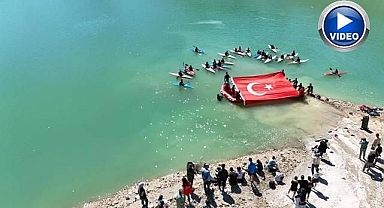 Yusufeli Barajı'nda kano ve rafting coşkusu