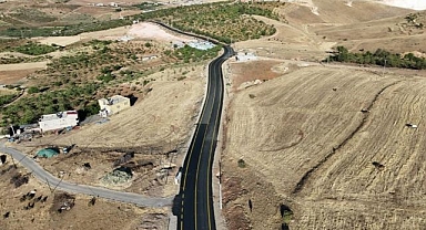 29 köyün bağlantı yoluna sıcak asfalt