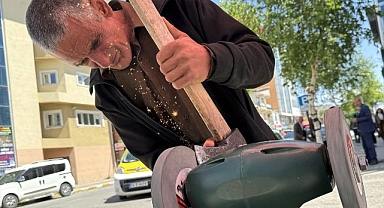 Bıçak ustaları Kurban Bayramı mesaisine başladı