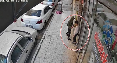 Çocukların tehlikeli oyunu kamerada
