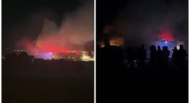 Depoda çıkan yangın yürekleri ağza getirdi
