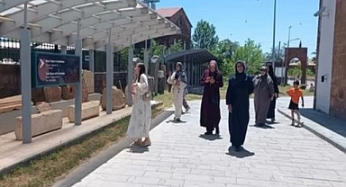 Doğayla iç içe bir gün geçirdiler