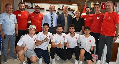 Erzurum GSİM Short Track olimpik milli takımını ağırladı