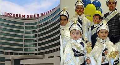 Erzurum Şehir Hastanesi’nde sünnet sezonu başladı