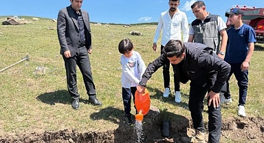 Fidanlar toprakla buluştu