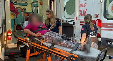 Genç kadın taşlı bıçaklı saldırıya uğradı