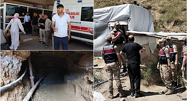 Göçük altında kalan üç işçi kurtarılamadı!