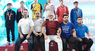 Güreş Takımı sporcusundan büyük başarı