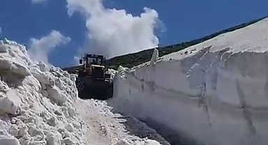 Haziran ayında karla mücadele!