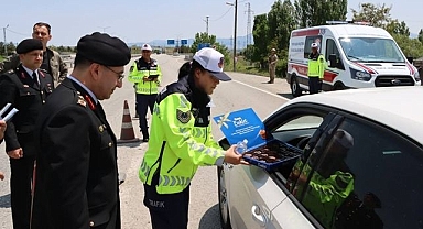 Jandarmadan bayram denetimleri sürüyor