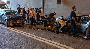 Kafa kafaya çarpıştılar