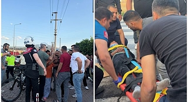 Karşıya geçmeye çalışırken canından oluyordu