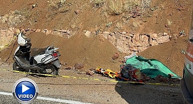 Kontrolden çıkan motosiklet devrildi: 1 ölü, 1 yaralı