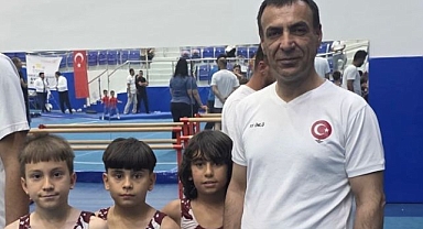 Minik cimnastikçilerden bölgesel başarı