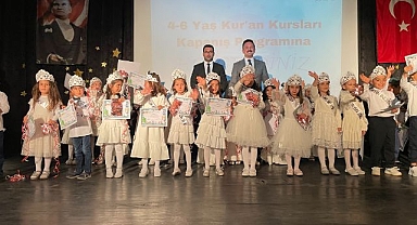Minik öğrencilerden yılsonu etkinliği