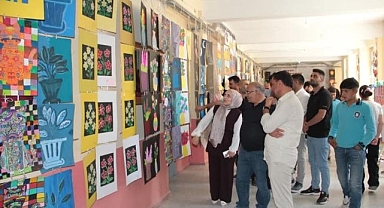 Öğrencilerin sanat yolculuğu sergiyle taçlandı