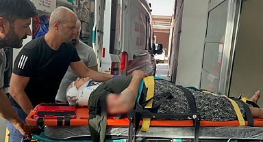 Otomobilin çarptığı kadın yaralandı
