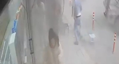 Patlayan lastik korku dolu anlar yaşattı
