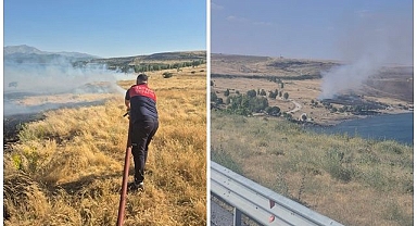 Piknikçilerin yaktığı ateş 45 dönümlük alanı küle çevirdi