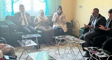 Şehit ailesine anlamlı ziyaret