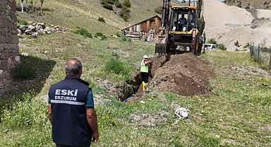 Şenkaya’ya altyapı desteği