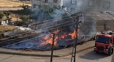 Temizlik için yakılan ateş anız yangınına neden oldu