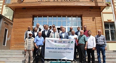 Tortum'da süt üretim tesisi kuruluyor