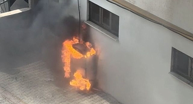 Trafo yangını paniğe neden oldu