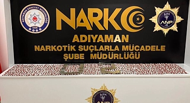Uyuşturucu haplarla yakalandı