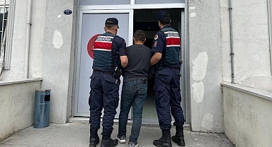 Yasak bölgede yakayı ele verdi