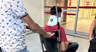 17 yaşındaki çocuk halı sahada darp edildi!