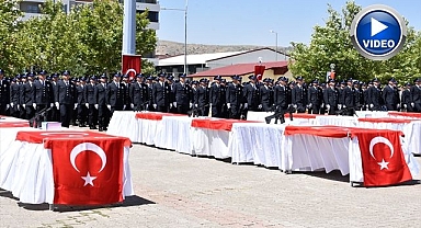 213 polis adayına mezuniyet töreni