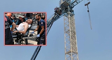 30 metre yüksekte fenalaşınca...