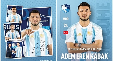 Adem Eren Kabak Erzurumspor’da