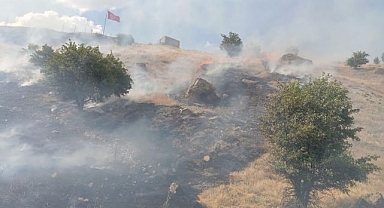 Alevlerin önüne geçtiler
