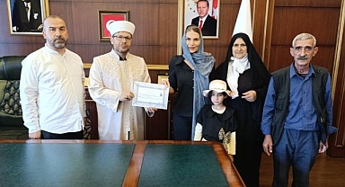 Almanya’dan geldi Bitlis'te Müslüman oldu