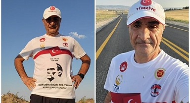 Başkentte tarihe saygı için koştu