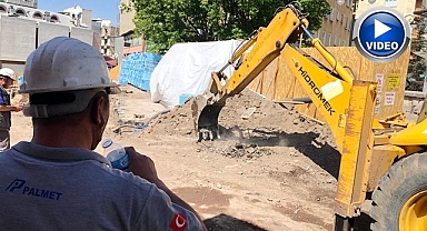 Delinen doğalgaz borusu paniğe yol açtı