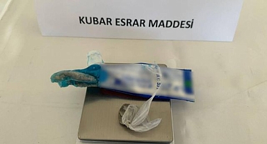 Diş macunu tüpünden esrar çıktı