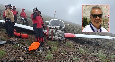 Düşen uçağın enkazına ulaşıldı: Pilot hayatını kaybetti