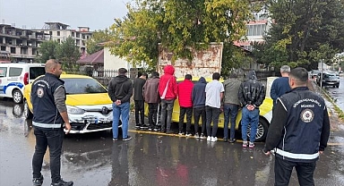 Düzensiz göçmenler yakalandı