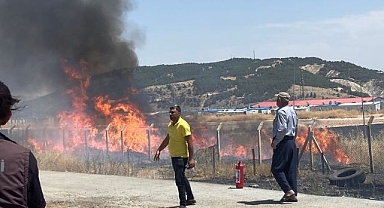 Erken müdahale konteyner kenti yanmaktan kurtardı