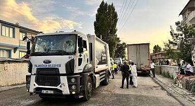 Erzurum'da çöp kamyonunun çarptığı çocuk öldü