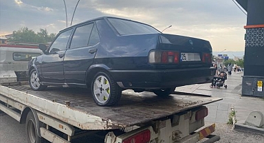 Erzurum'da drift atan sürücüye 48 bin lira ceza 