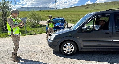 Erzurum'da düzensiz göçmen operasyonu
