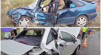 Erzurum'da iki araç çarpıştı: 3 yaralı