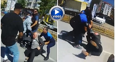 Erzurum'da pazarcıdan oda başkanına yumruklu saldırı